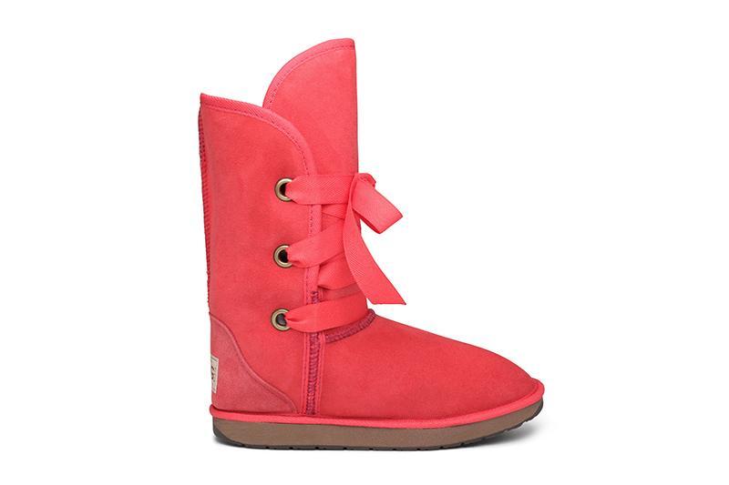 Customizable bailey bow short boot cheap red