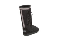 Boho Lace Up Tall Ugg Boots - EzyShopDirect