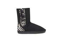 Zebra Short Lace Up Ugg Boots - EzyShopDirect