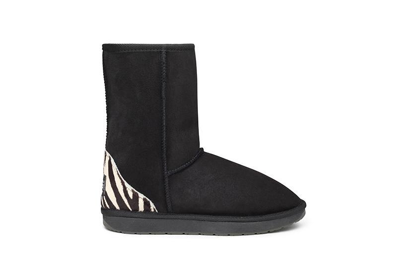 Zebra 3/4 Ugg Boots - EzyShopDirect