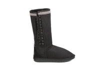 Boho Lace Up Tall Ugg Boots - EzyShopDirect