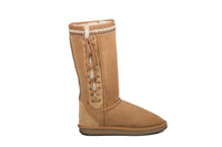 Boho Lace Up Tall Ugg Boots - EzyShopDirect