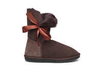 Swarovski Heel Short Betty Bow Ugg Boots - EzyShopDirect