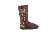 Leopard Zip Up Tall Ugg Boots - EzyShopDirect