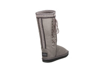 Boho Lace Up Tall Ugg Boots - EzyShopDirect