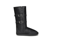 Tall Belt Strap Ugg Boots - EzyShopDirect