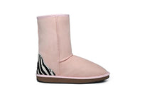 Zebra 3/4 Ugg Boots - EzyShopDirect