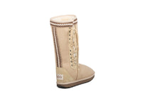 Boho Lace Up Tall Ugg Boots - EzyShopDirect